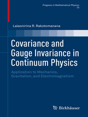 cover image of Covariance and Gauge Invariance in Continuum Physics